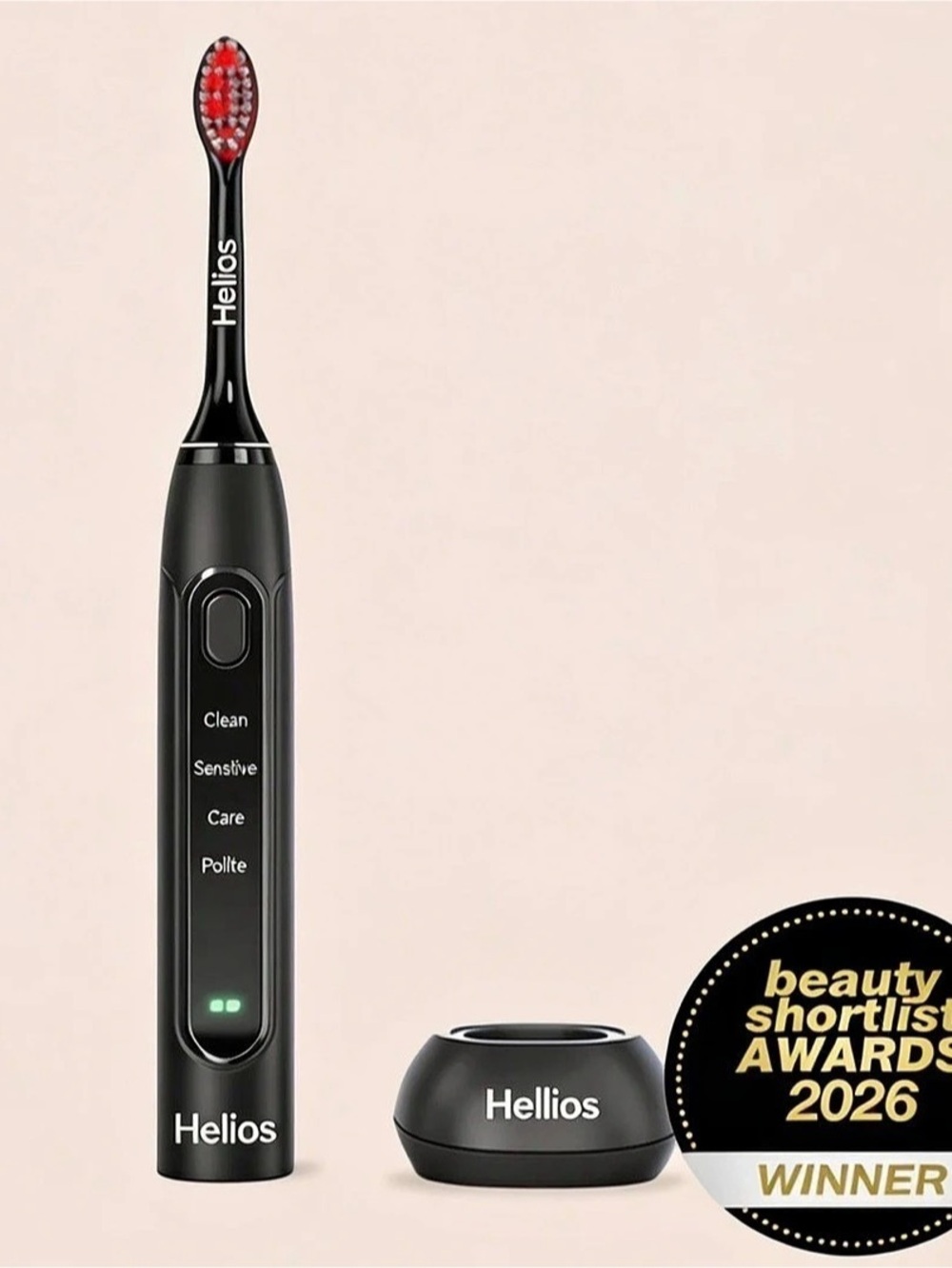 Helios Red Light Toothbrush Black